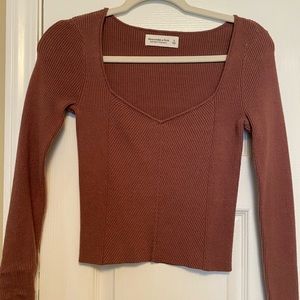 Abercrombie soft AF long sleeve top
